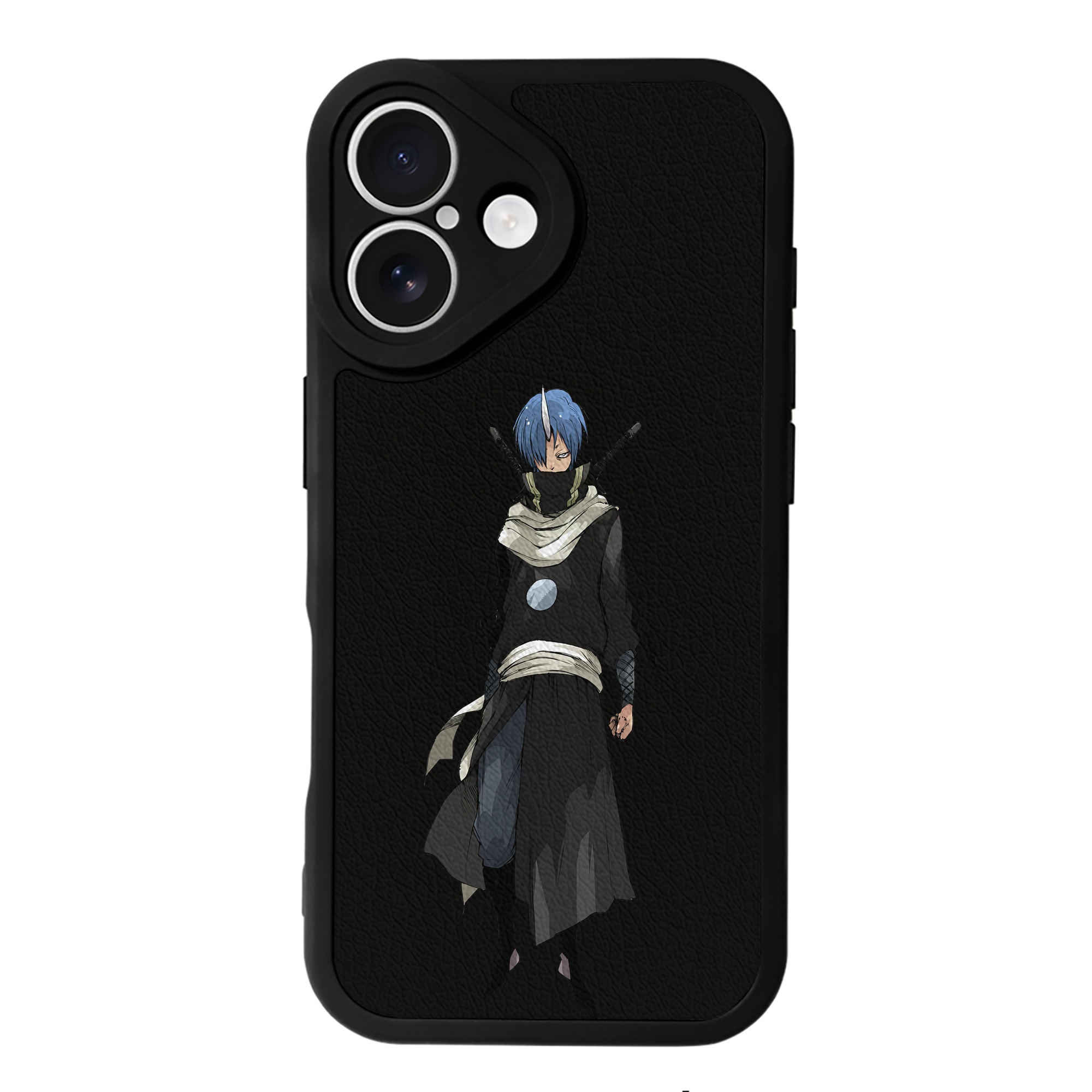 （画像用） 転スラ Regarding Reincarnated to Slime 【iPhone 16シリーズ対応】シリコンスマホケース（レザー調） 材質：シリコン